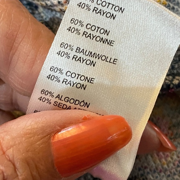 PILCRO Anthropologie Thermal Waffle Knit Split Neck Pullover Shirt Top Sz S Blue - Picture 10 of 11